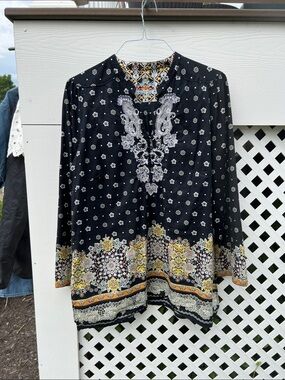 Robert Graham Carlisle Cotton Tunic Top